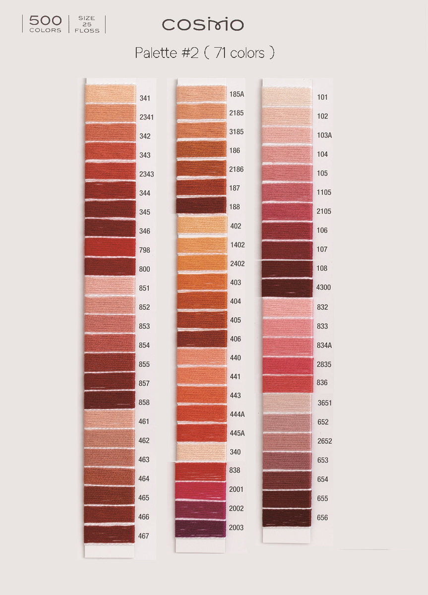 COSMO Embroidery Floss Bundle / Cosmo Thread Full Set 500 colors