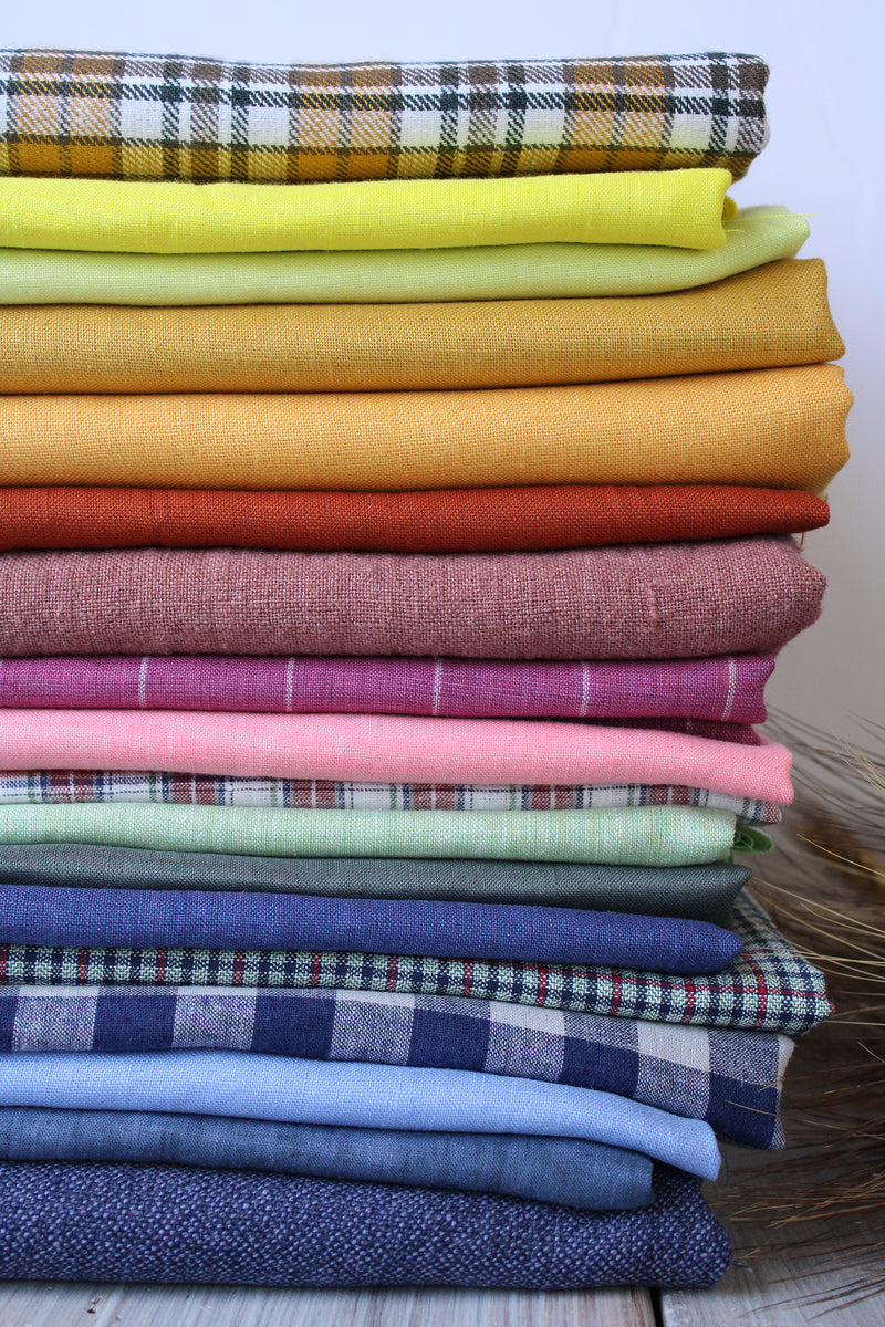 Linen Fabric by the Yard for Sewing, Clothing, Curtains - By Linen