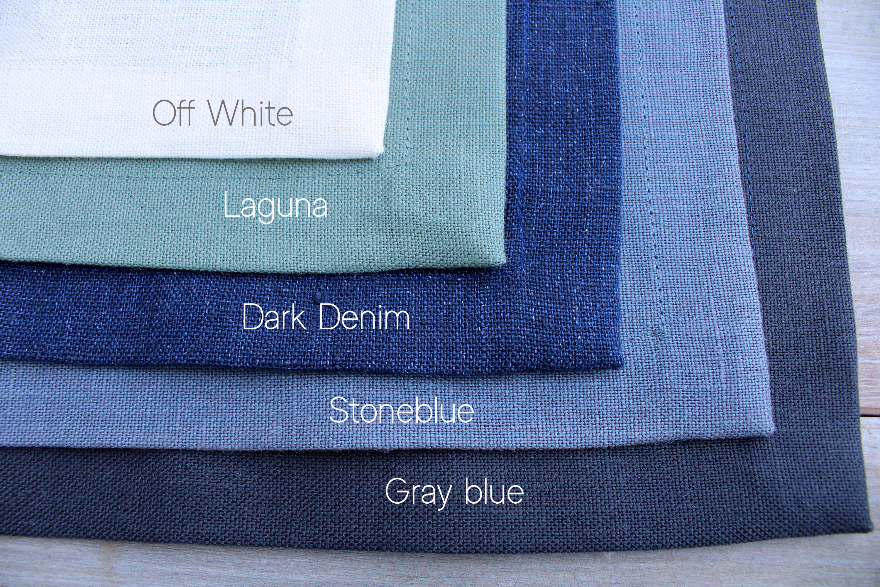 100% Linen placemats Heavyweight 13x16''/ Handmade in the US
