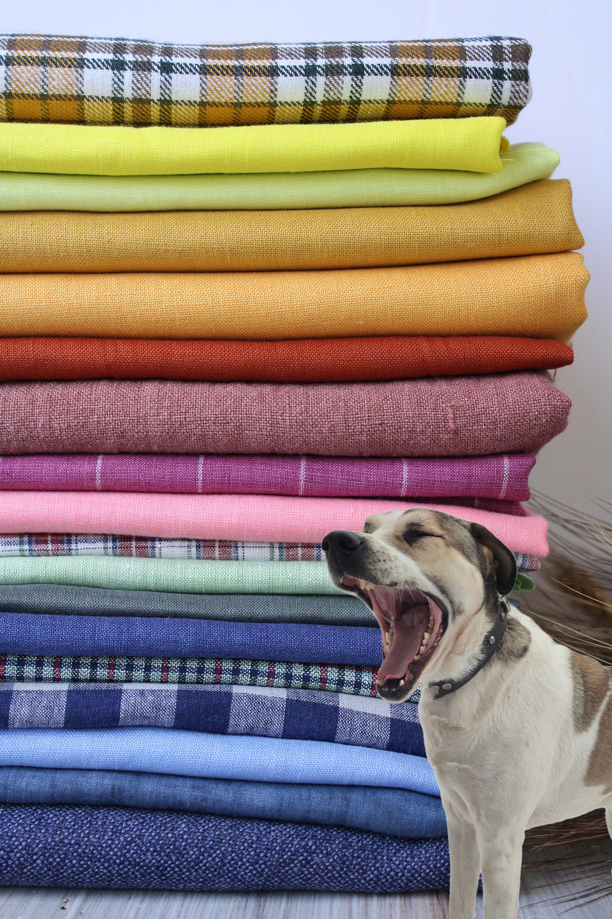 Linen Fabric by the Yard for Sewing, Clothing, Curtains - By Linen Online