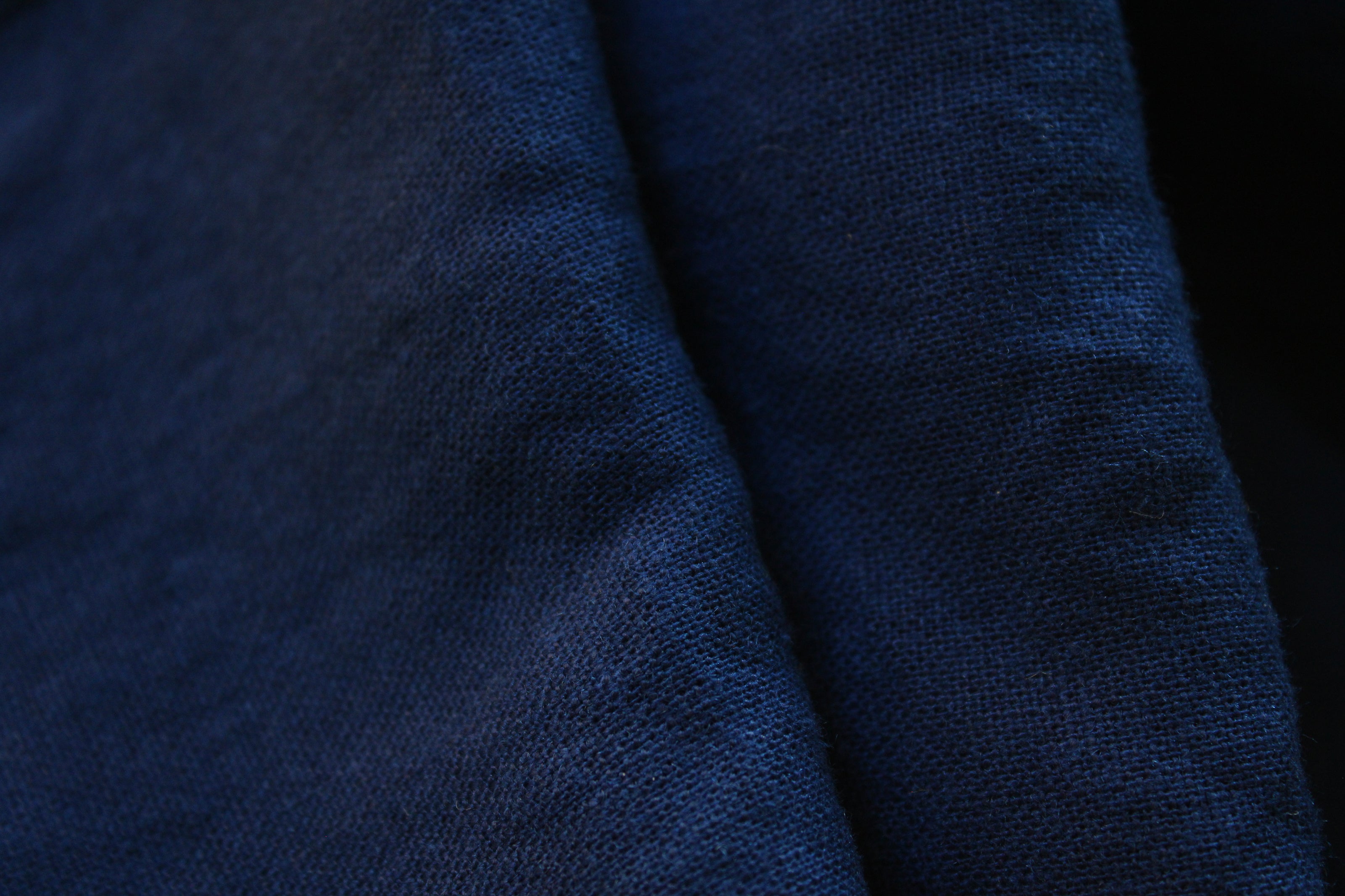 100% Washed Linen Fabric by the Yard / Bellwether Blue Linen Fabric / Buy Linen Online