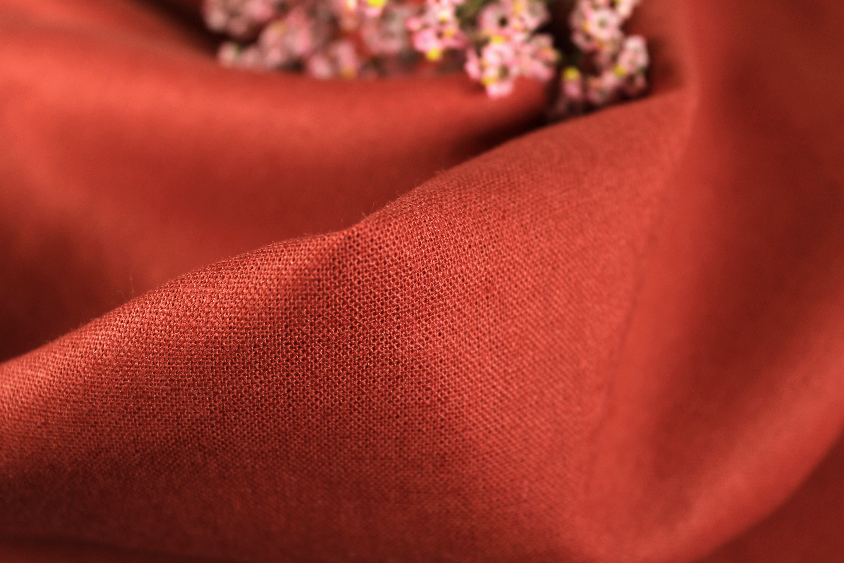 WHOLESALE Linen Fabric USA / Linen Fabric Wholesale Direct / Linen by the Bolt / Marsala linen fabric
