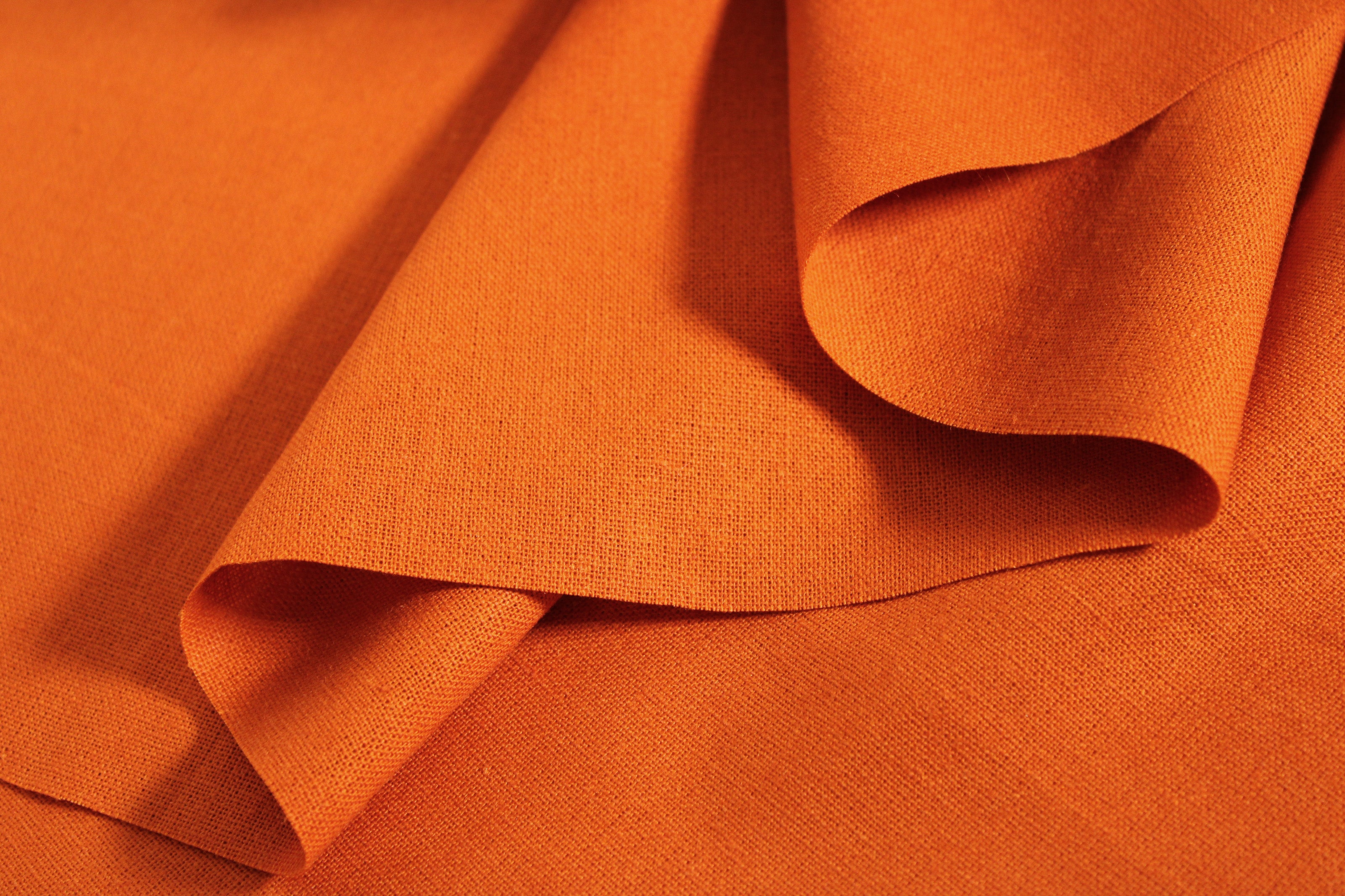 NEW LINEN FABRIC COLLECTION!!! / 100% Linen Fabric by the Yard / Rust Linen Fabric / Buy Linen Online