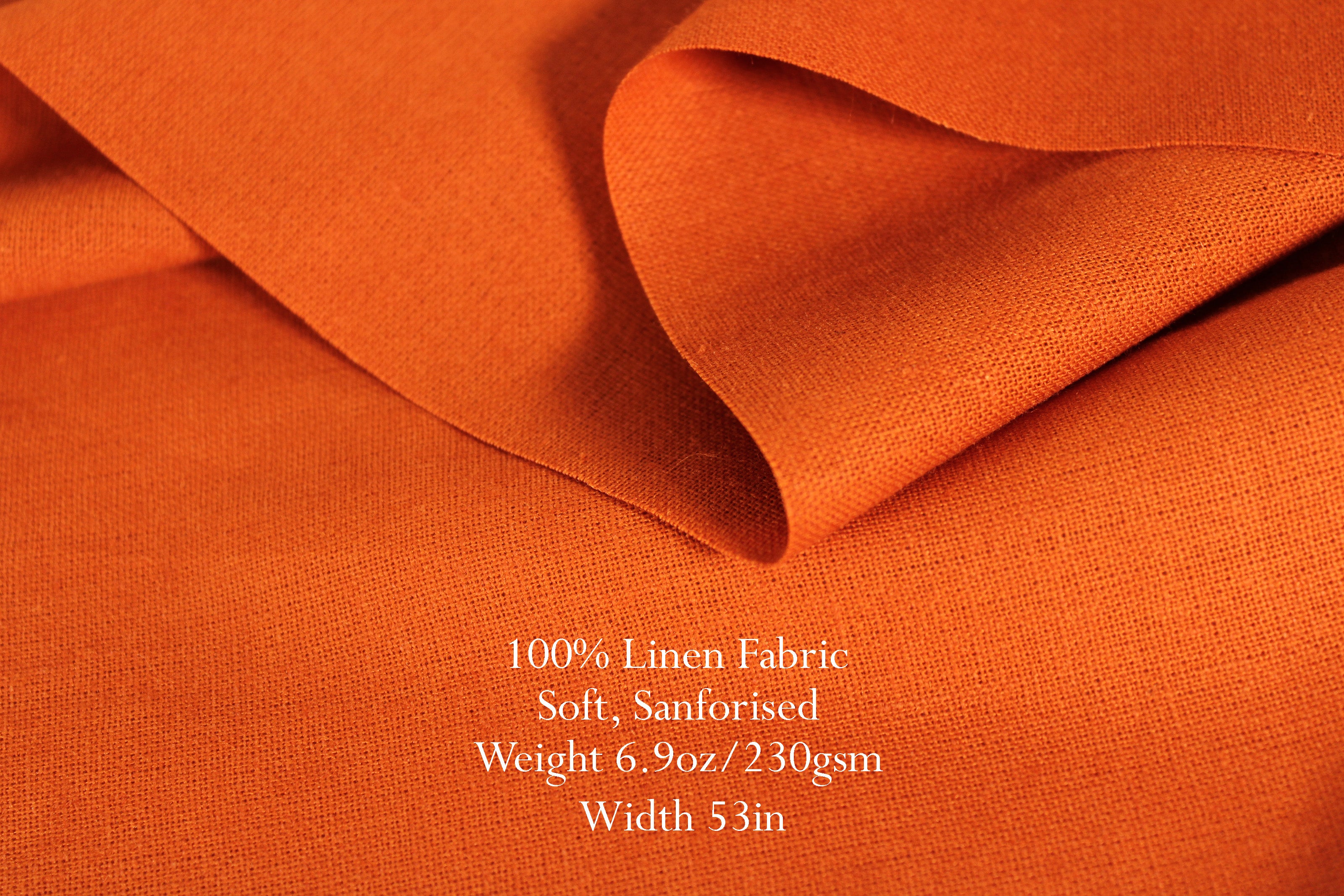 WHOLESALE Linen Fabric USA / Linen Fabric Wholesale Direct / Linen by the Bolt / Rust linen fabric