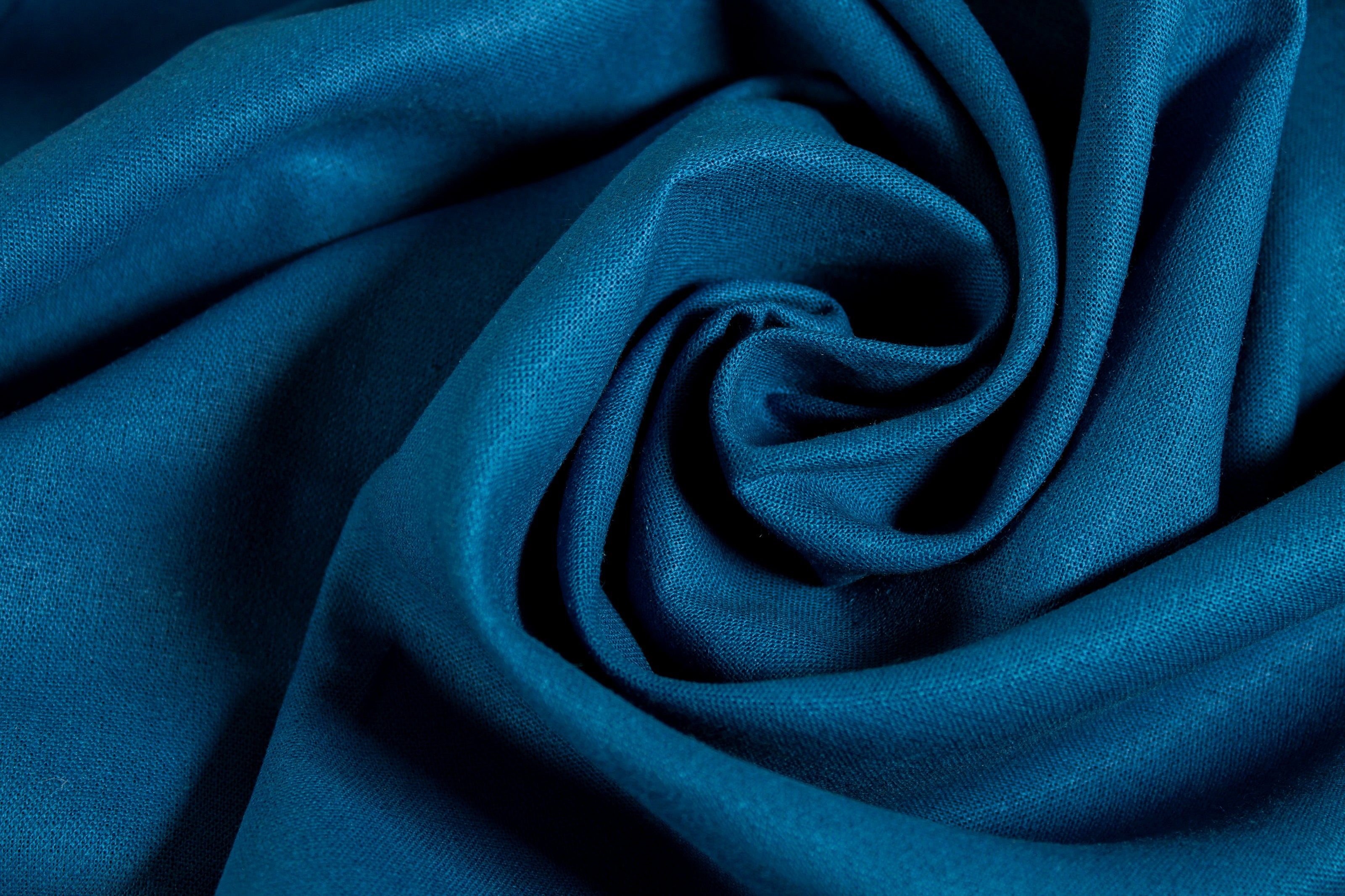 WHOLESALE Linen Fabric USA / Linen Fabric ROLL Wholesale / Linen by the Bolt / Classic blue linen fabric