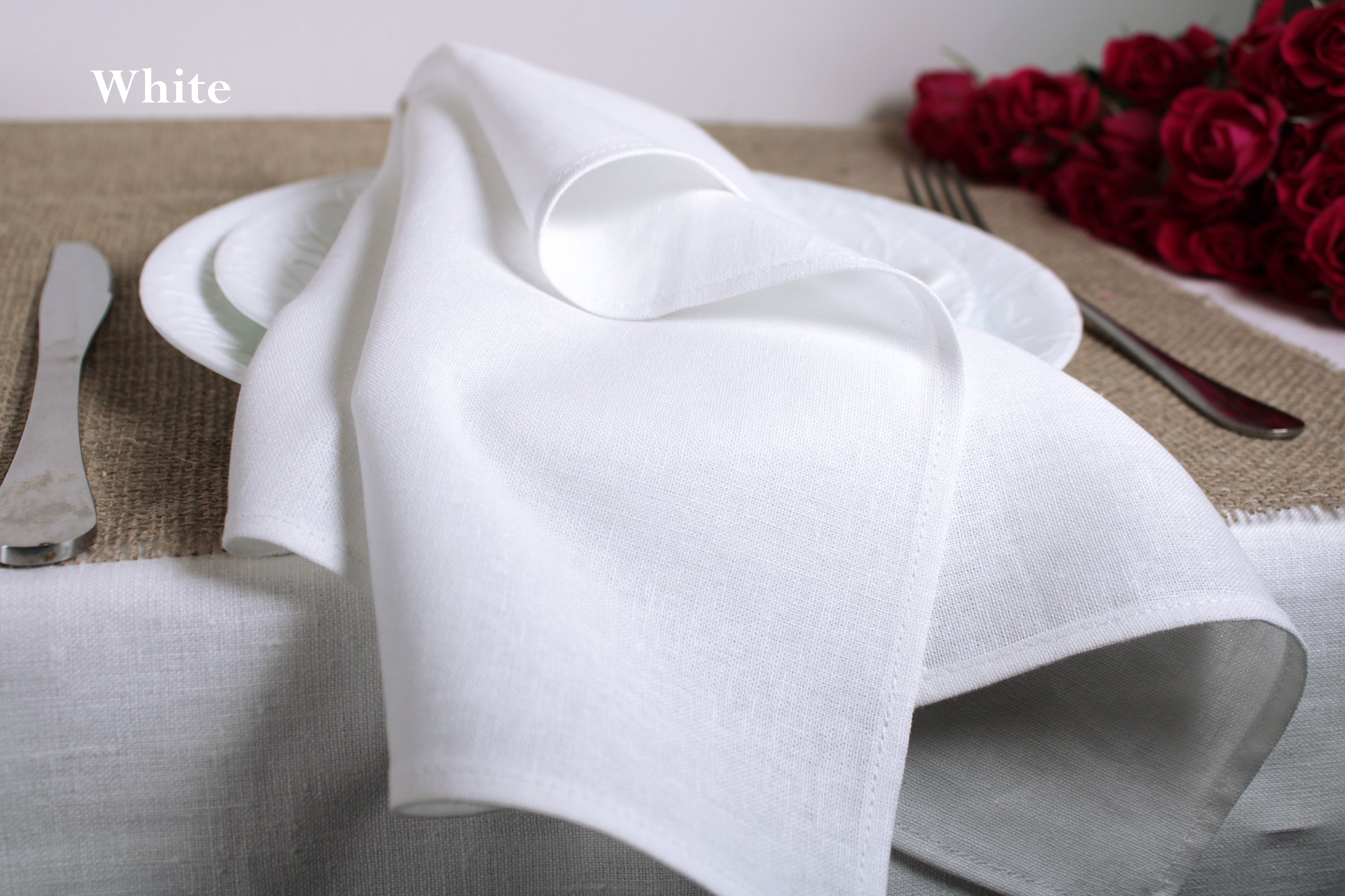 Pure Linen Napkins / Linen Napkins Set / Cloth Napkins / Buy Linen Napkins Online