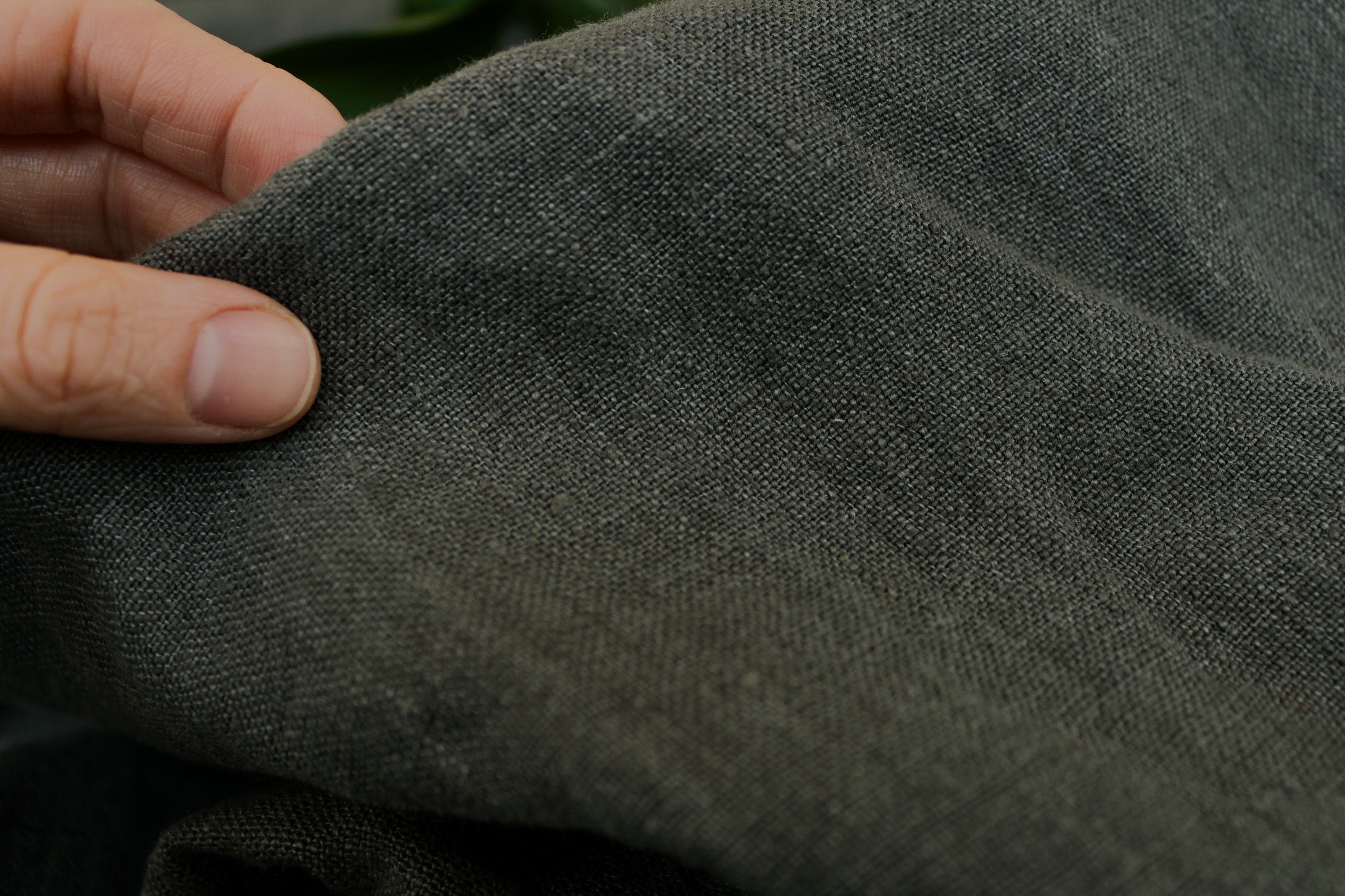 WHOLESALE 100% linen fabric / Linen Fabric ROLL Wholesale / Linen by the Bolt / Gris Linen fabric Heavyweight Prewashed