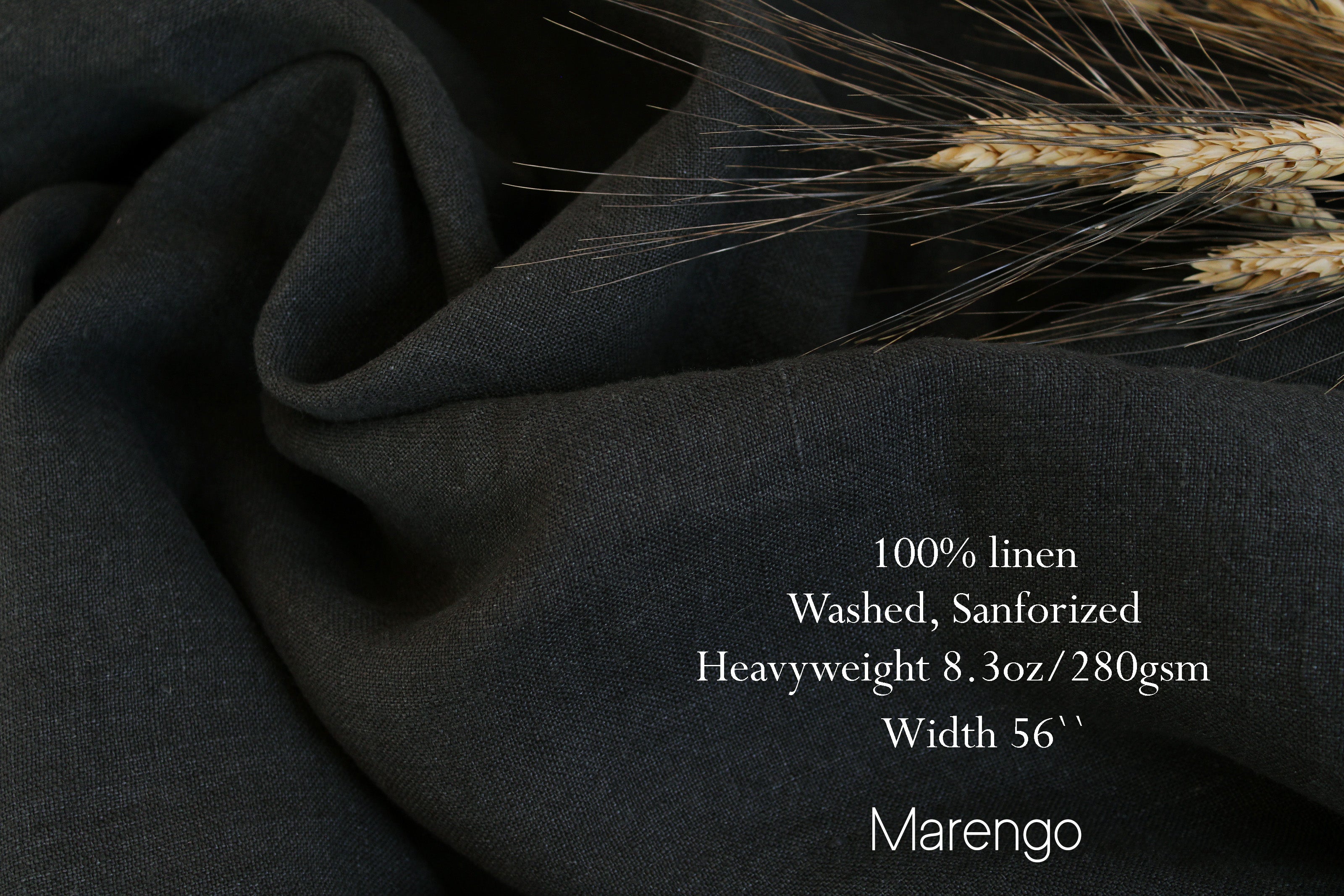 WHOLESALE 100% linen fabric / Linen Fabric ROLL Wholesale / Linen by the Bolt / Marengo Linen fabric Heavyweight Prewashed