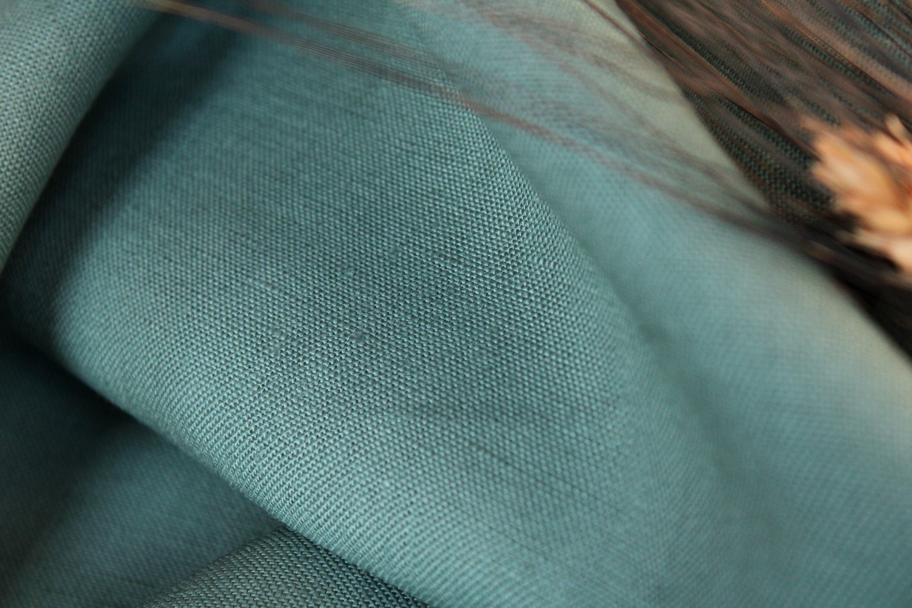 Heavyweight Linen fabric by the yard/ Laguna Linen Fabric