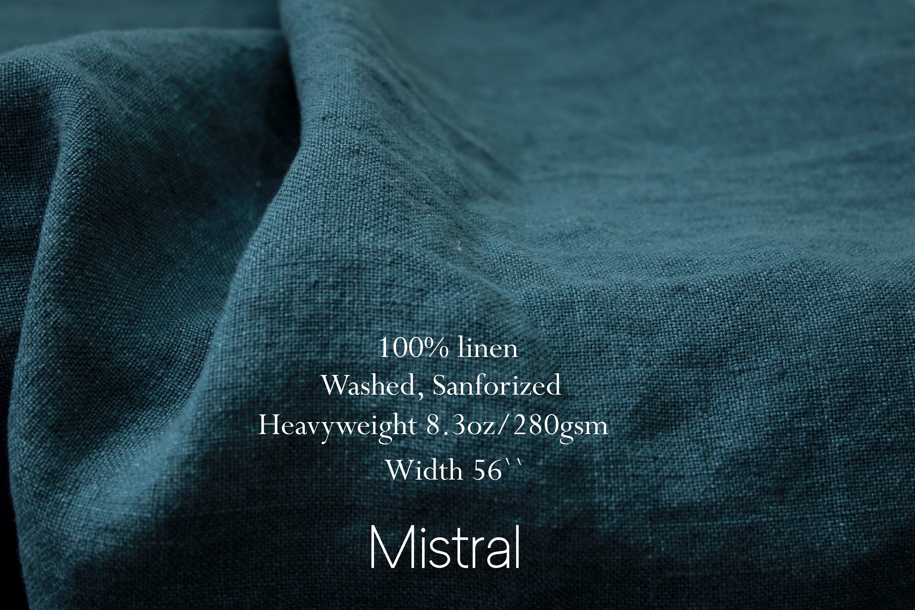 Washed Heavyweight Linen Fabric - NEW COLLECTION!!! Buy Linen Online