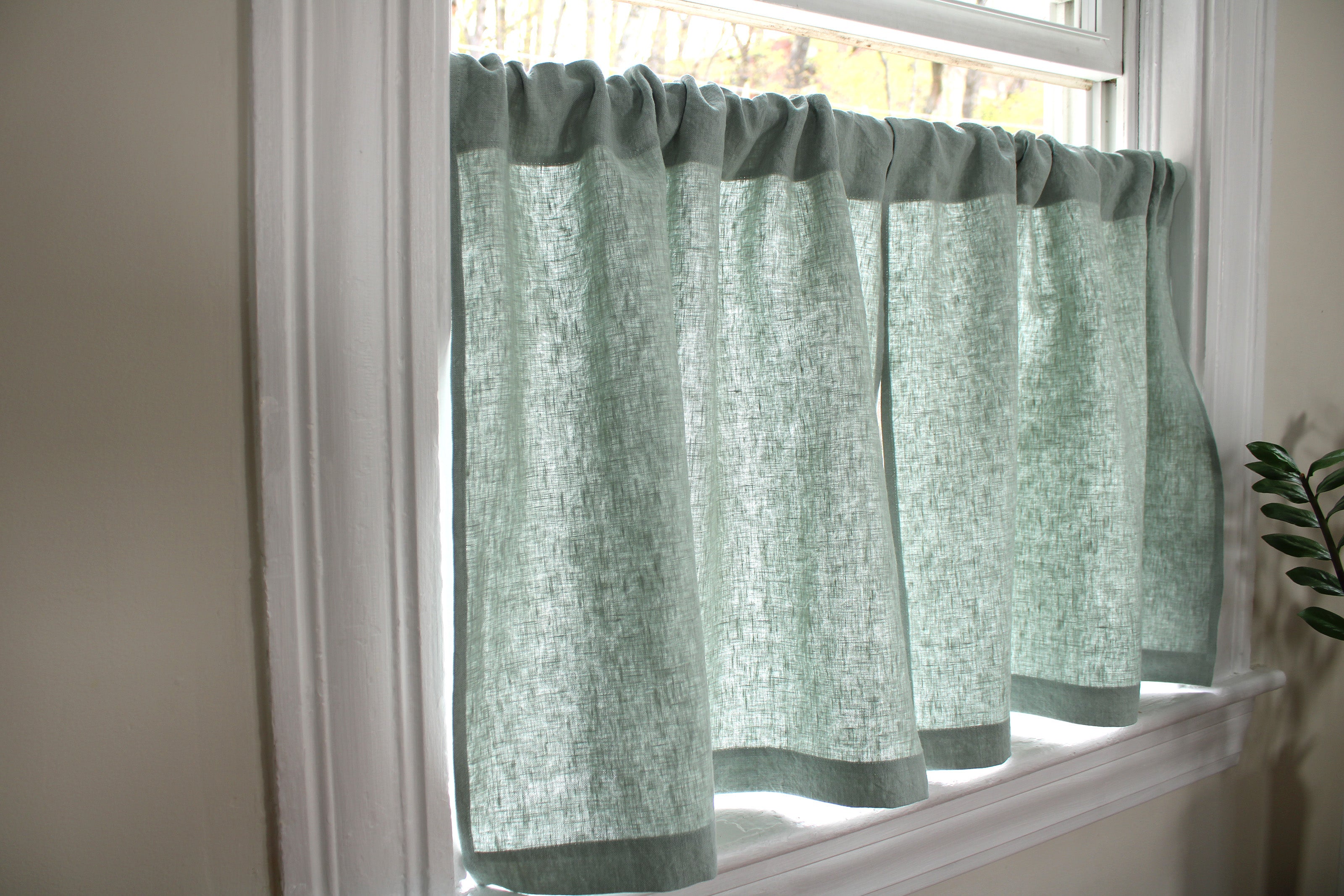 Best Heavy Linen Curtains / Washed Linen Curtains / Custom Curtains US