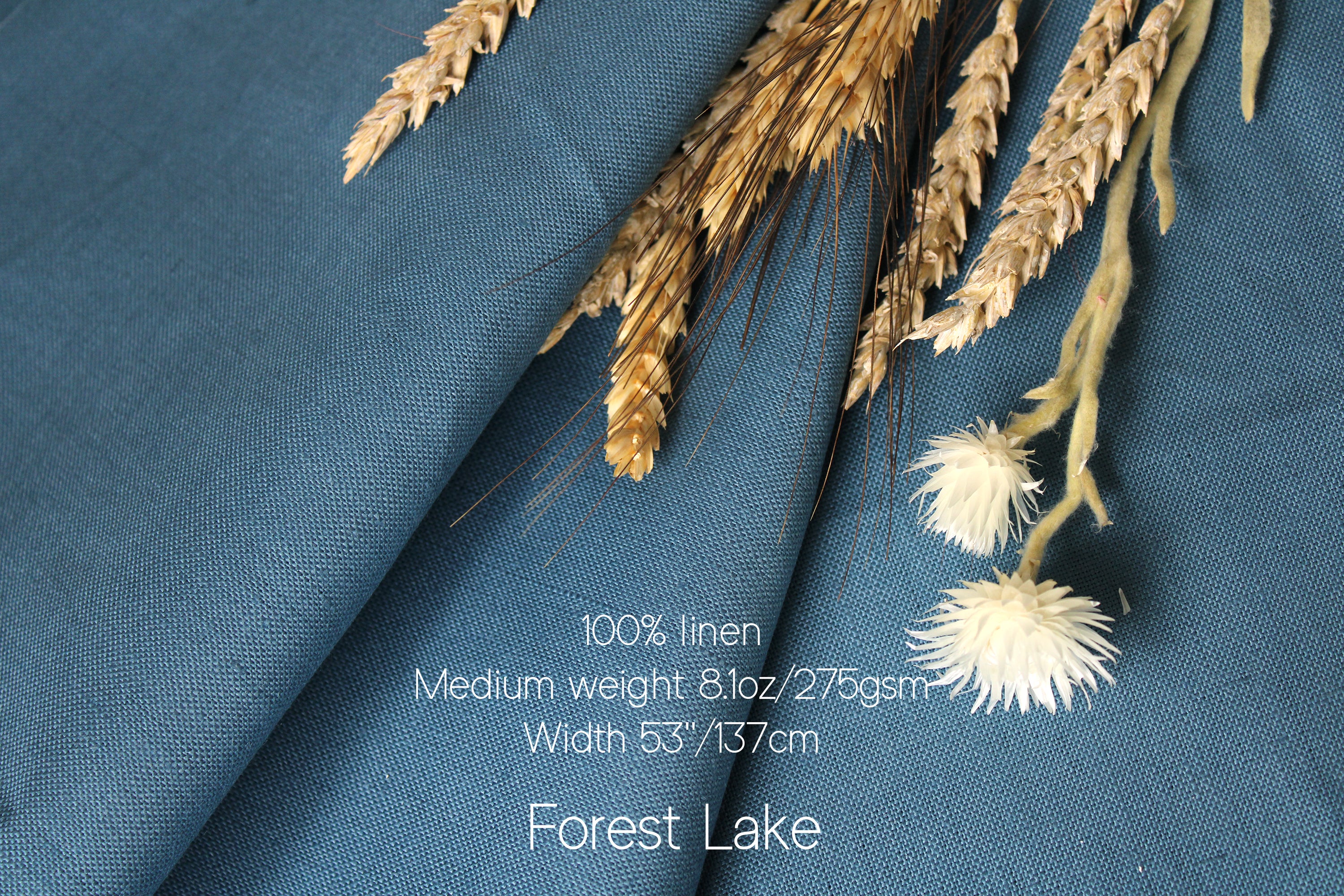 Linen fabric by the yard for Clothing, Curtains / Lightweight - Medium weight linen fabric European flax