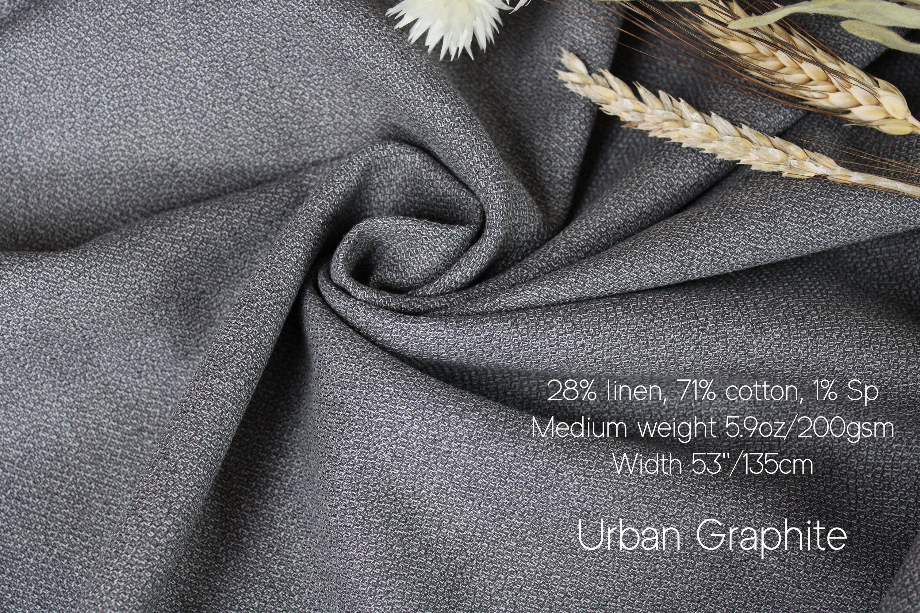 Linen fabric by the yard for Clothing, Curtains / Lightweight - Medium weight linen fabric European flax