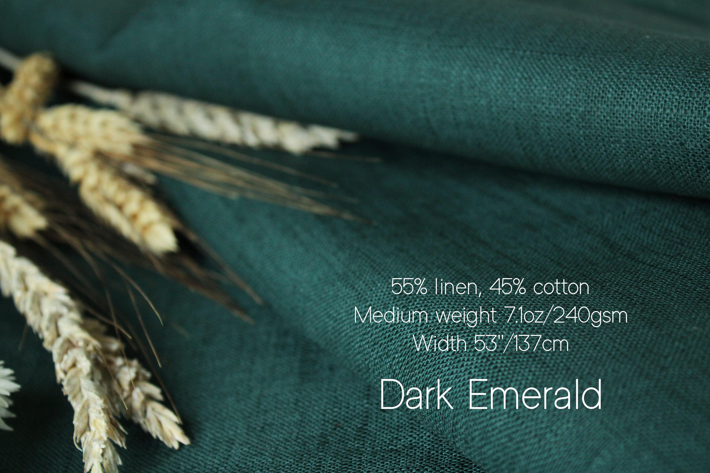 Linen fabric by the yard for Clothing, Curtains / Lightweight - Medium weight linen fabric European flax