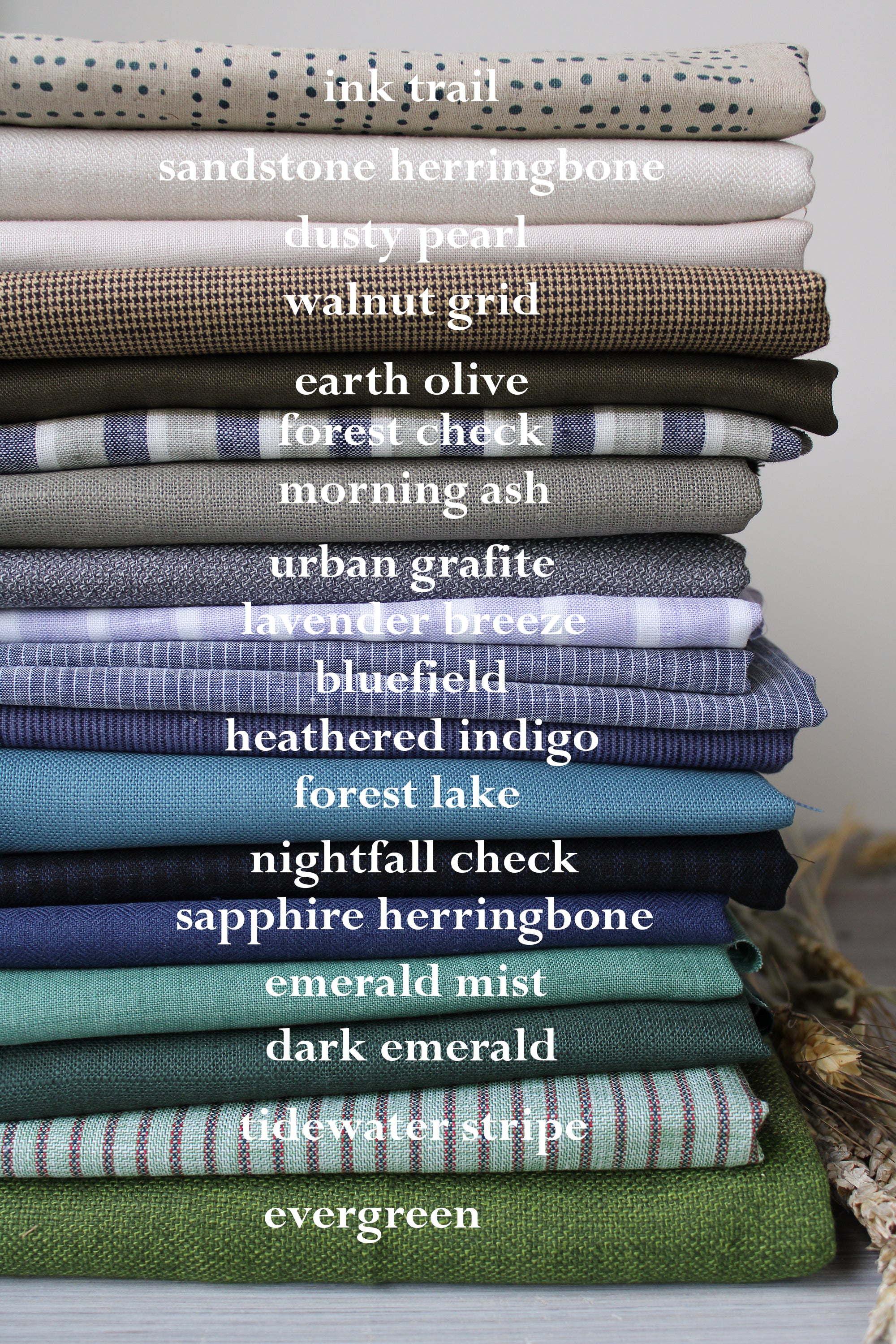 Linen fabric by the yard for Clothing, Curtains / Lightweight - Medium weight linen fabric European flax