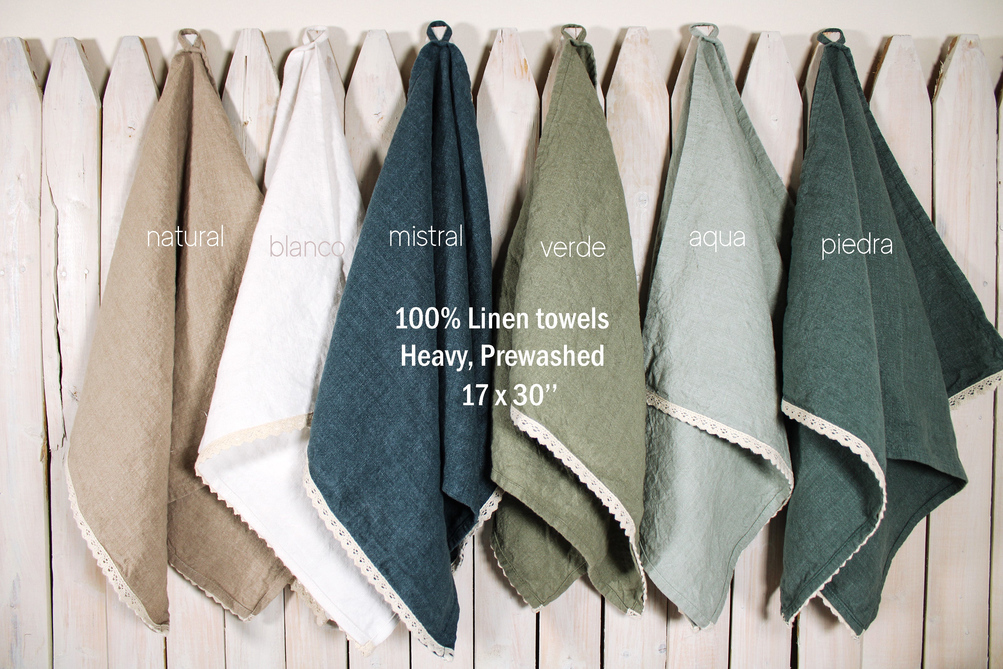 Heavy Linen Towels, Soft and Prewashed