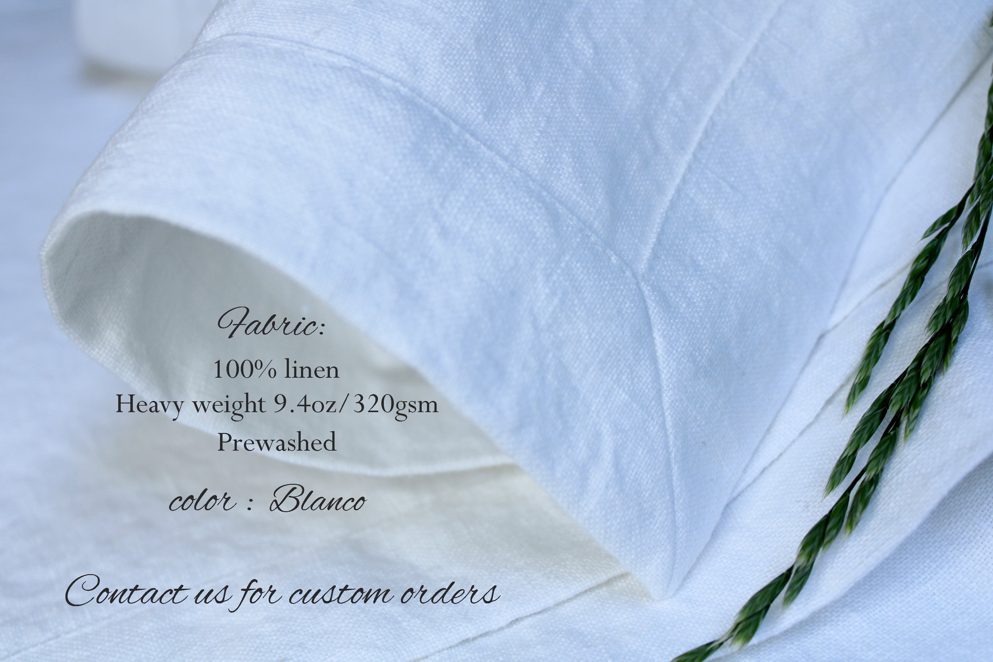 Linen Table Runner / Heavyweight Prewashed Pure Linen Table runners