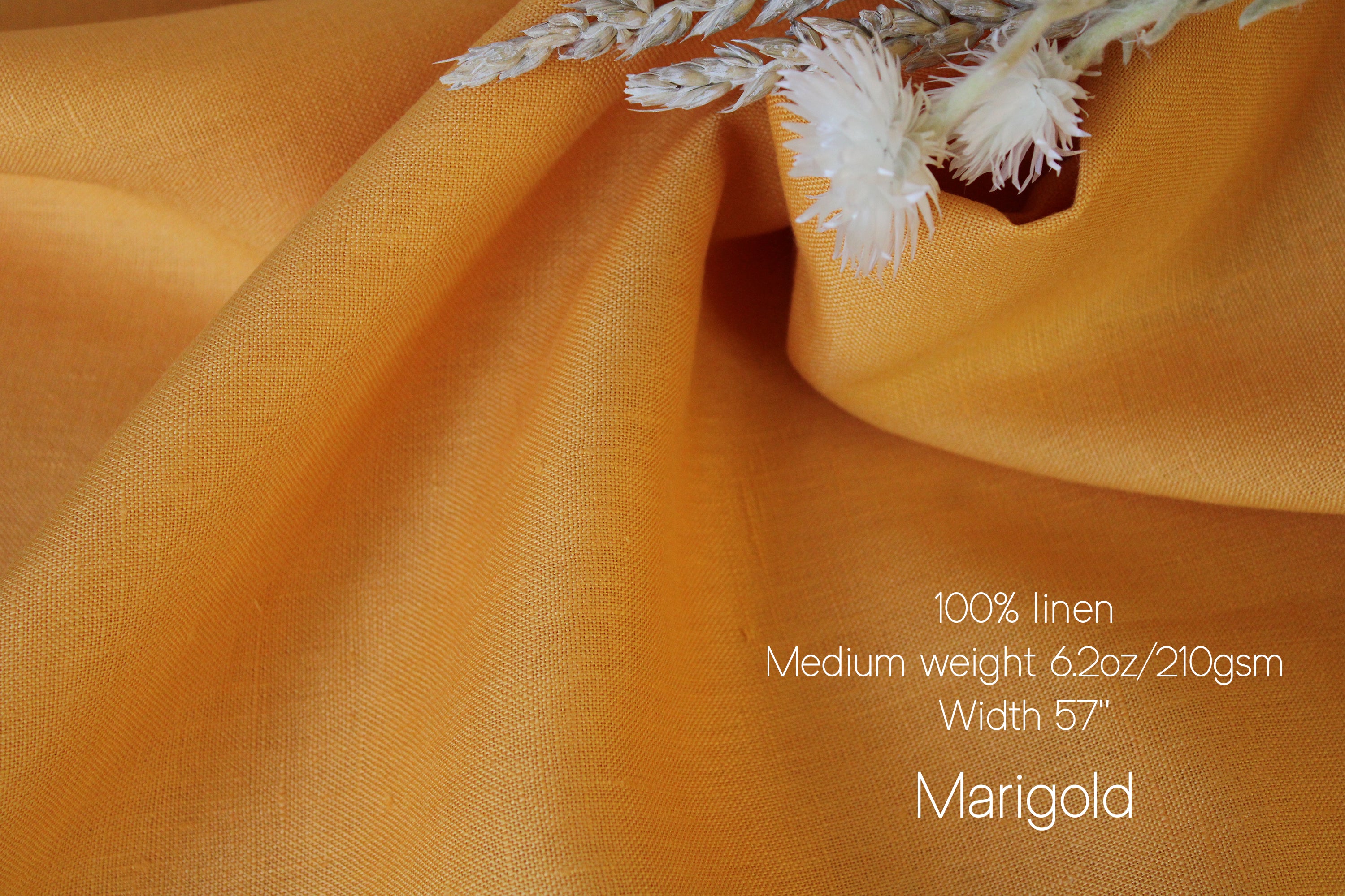 Linen Fabric by the Yard for Sewing, Clothing, Curtains - By Linen Online