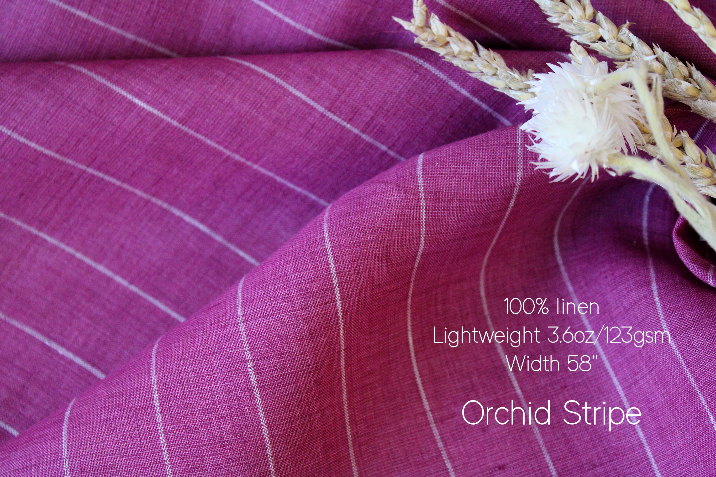 Linen Fabric by the Yard for Sewing, Clothing, Curtains - By Linen Online