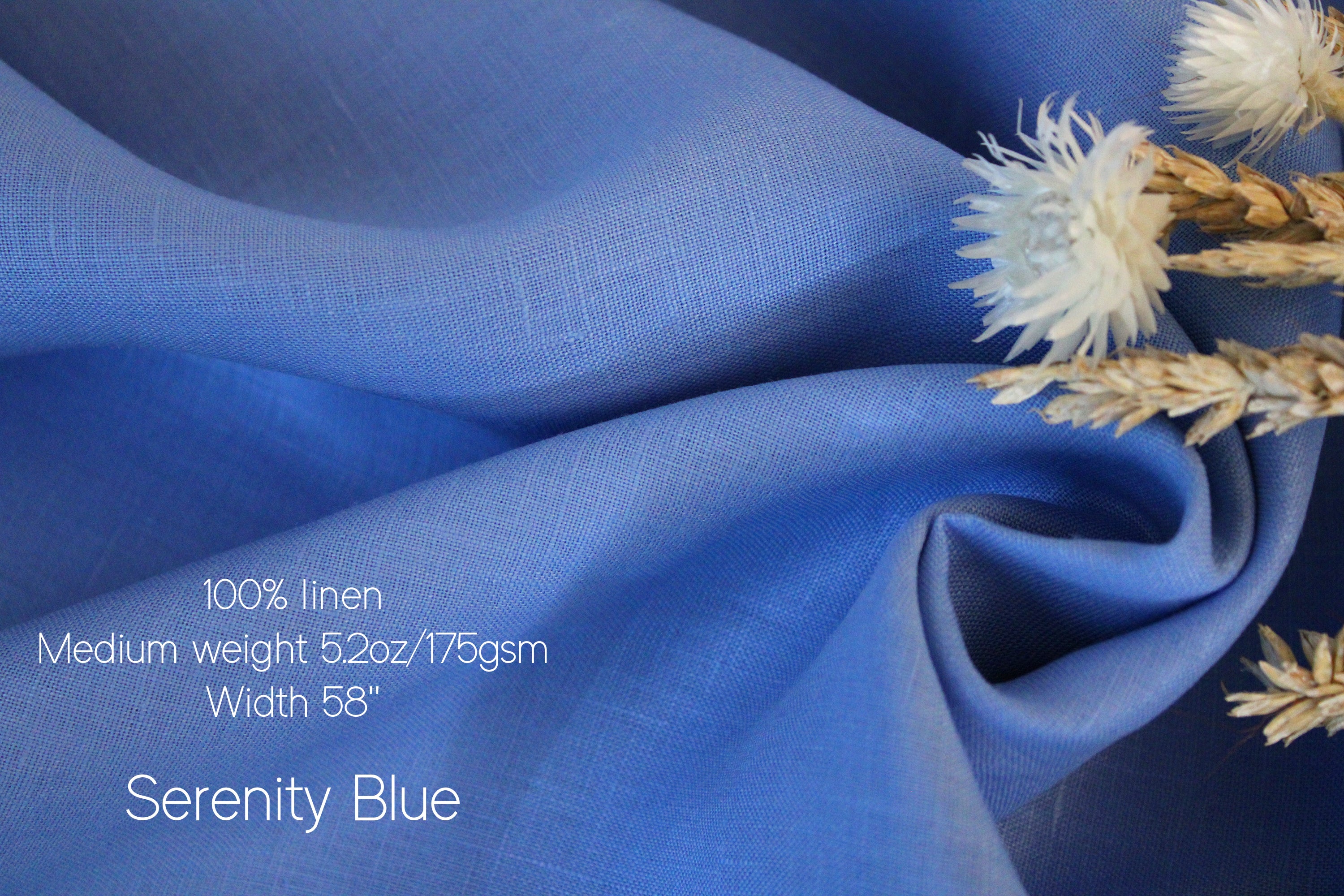 Linen Fabric by the Yard for Sewing, Clothing, Curtains - By Linen Online