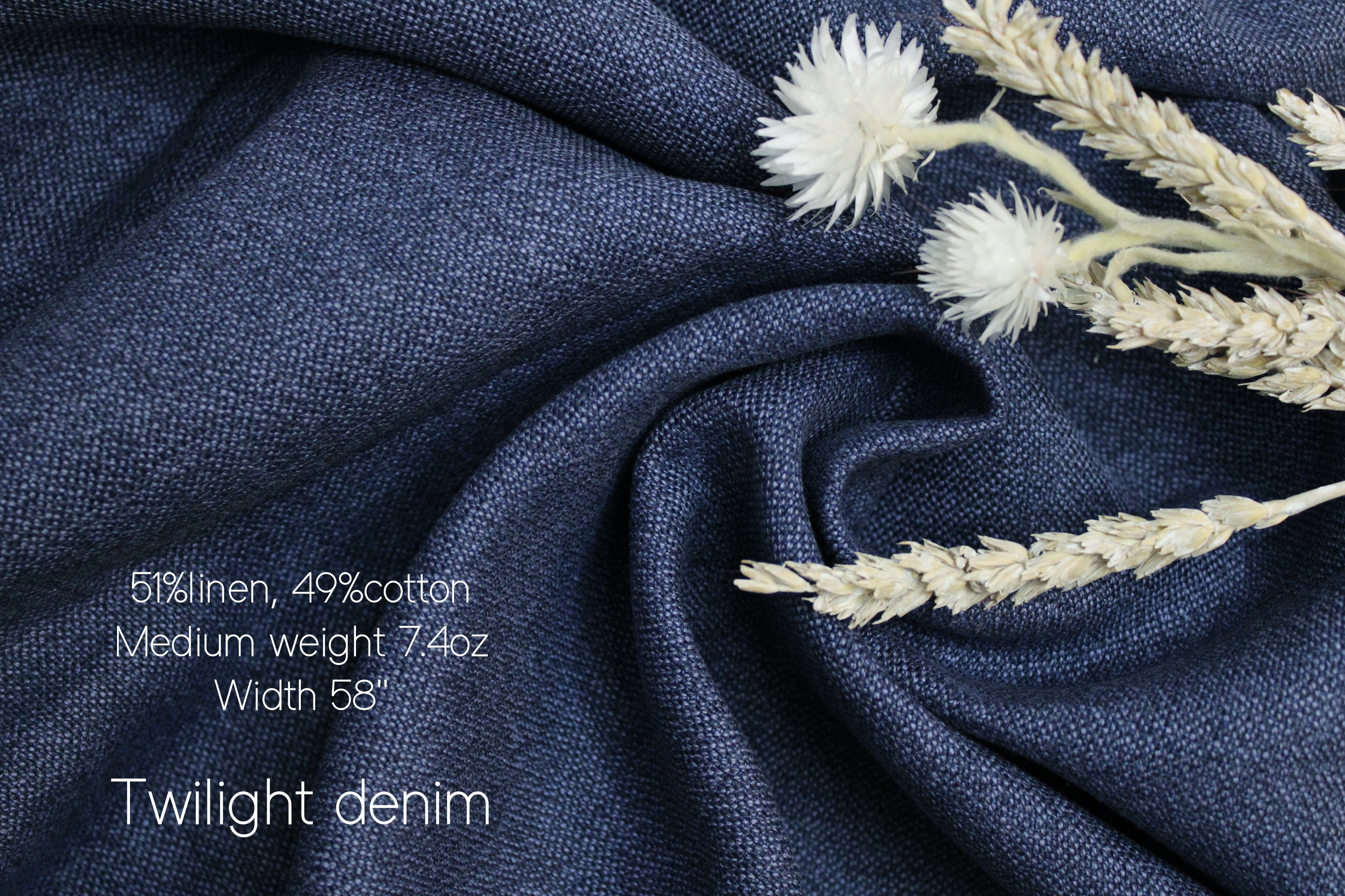 Linen Fabric by the Yard for Sewing, Clothing, Curtains - By Linen Online