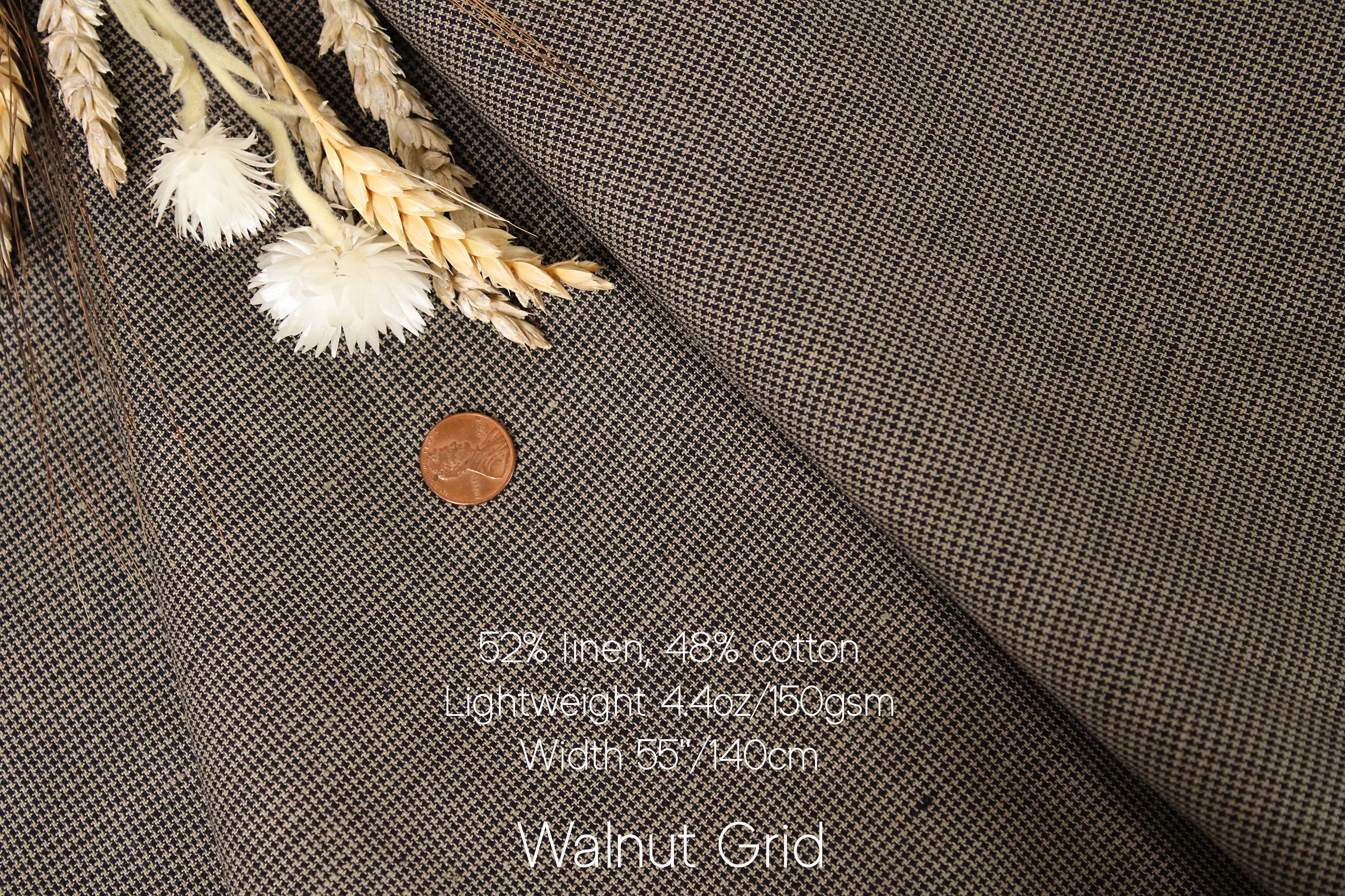 Linen fabric by the yard for Clothing, Curtains / Lightweight - Medium weight linen fabric European flax