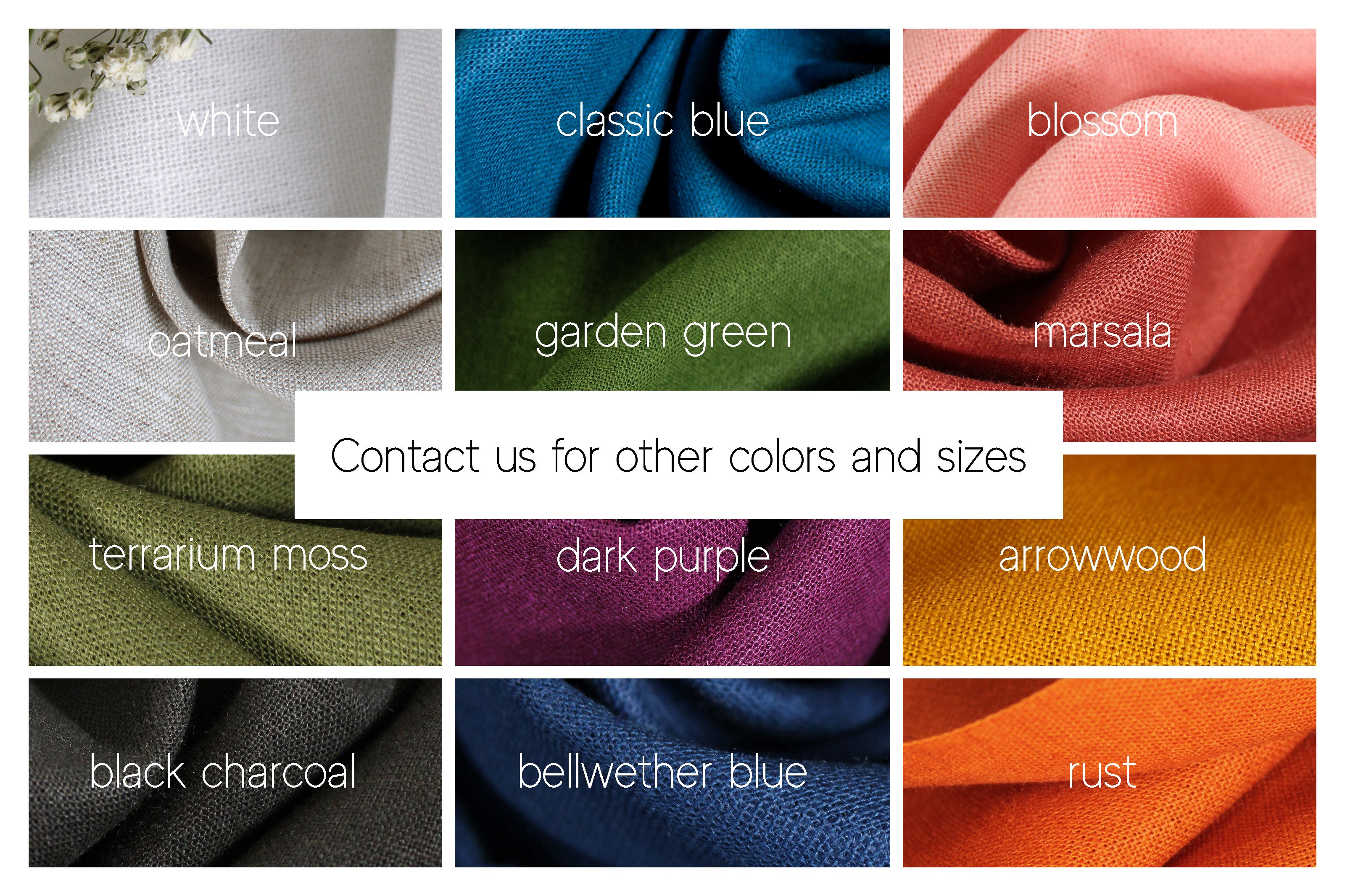Extra Long Blue Linen Curtains - Prewashed Linen Window Drape - Custom Sizes - 1 panel