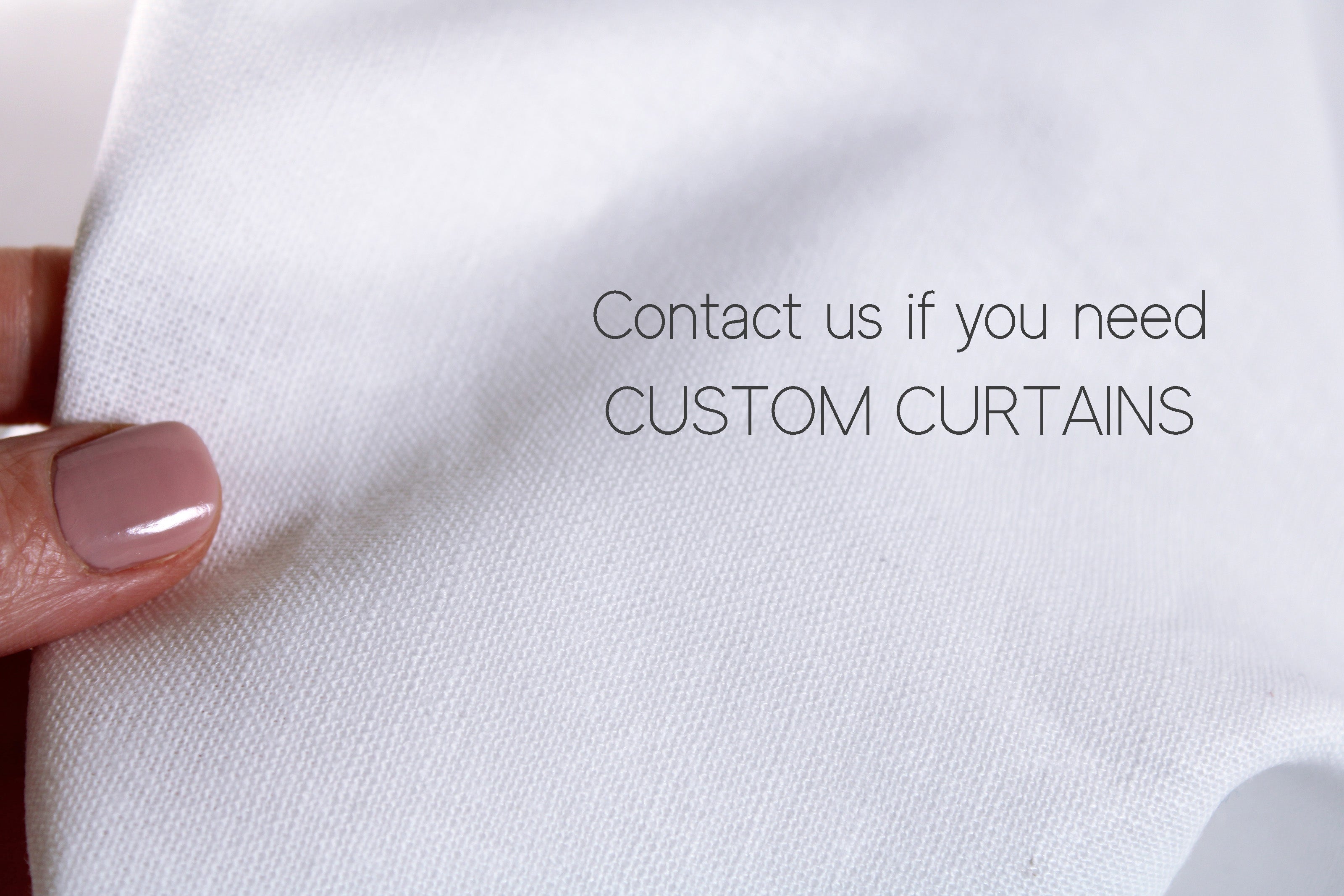 White Linen Curtains Semi-sheer / 100% Linen Curtains made in the US / Kitchen Linen Curtains / Custom Curtains