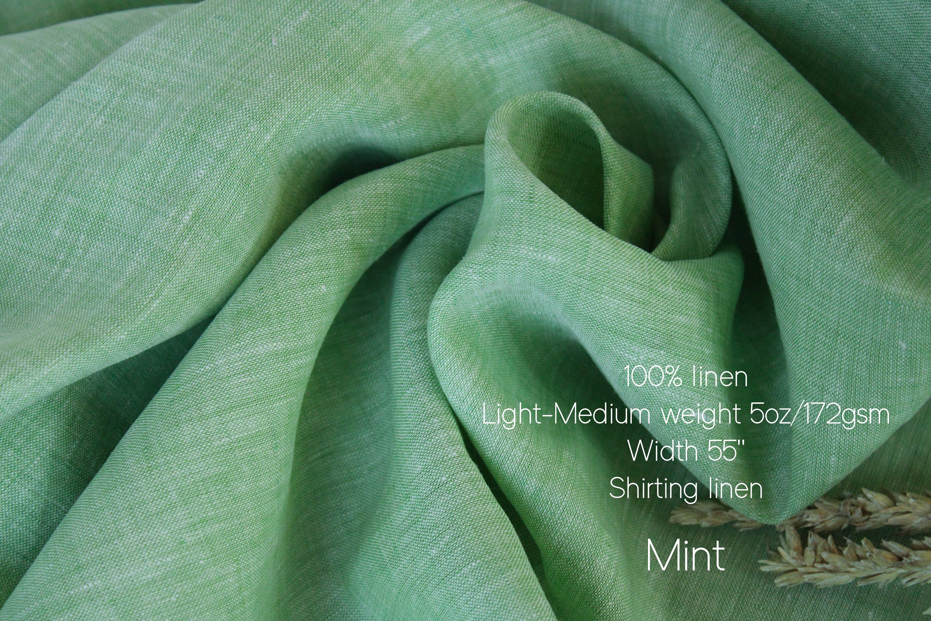 Linen Fabric by the Yard for Sewing, Clothing, Curtains - By Linen Online