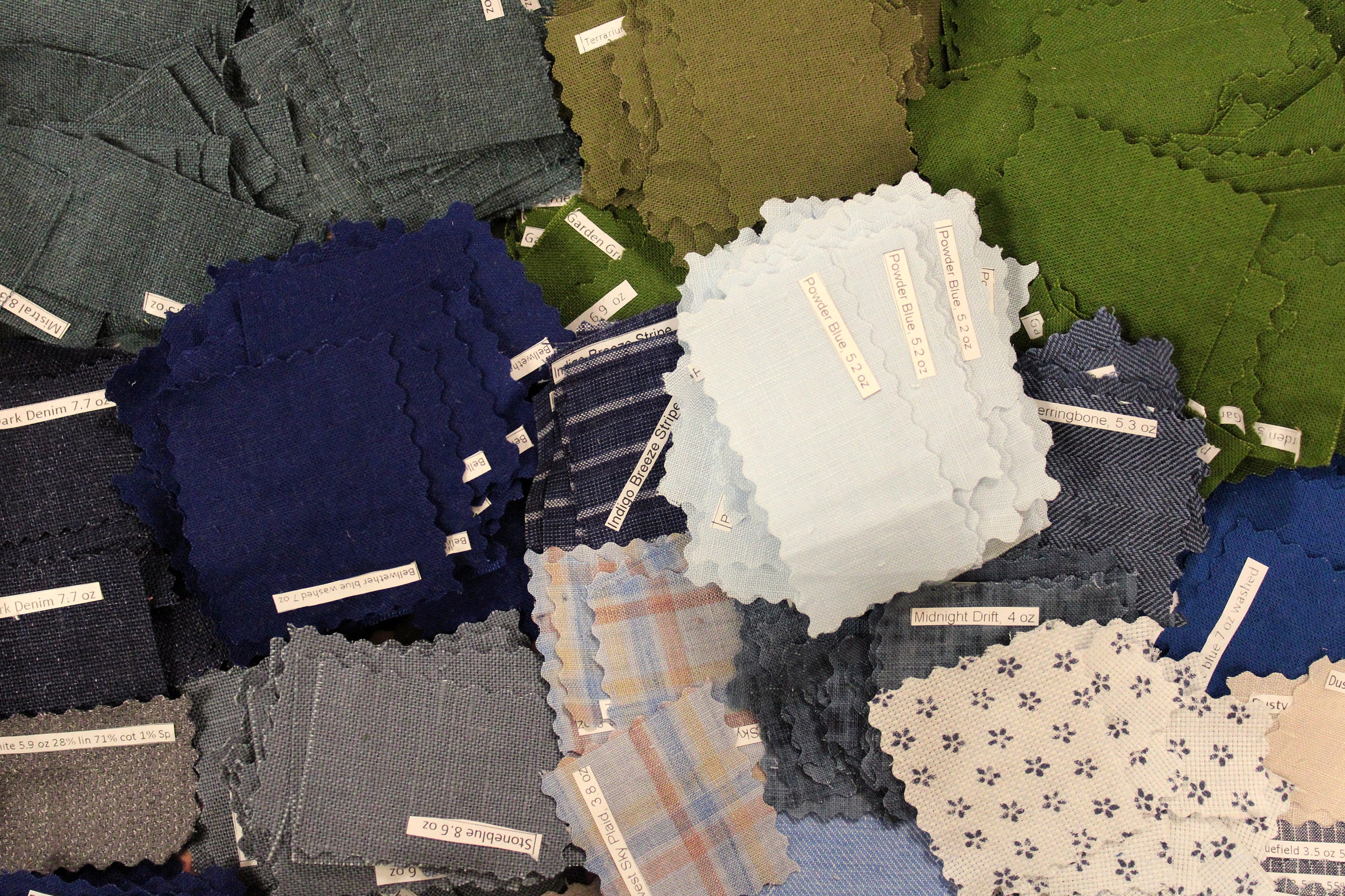 Linen Fabric Samples Set - 50 random colors - Size 1.5x2'' – ZELE NAVA