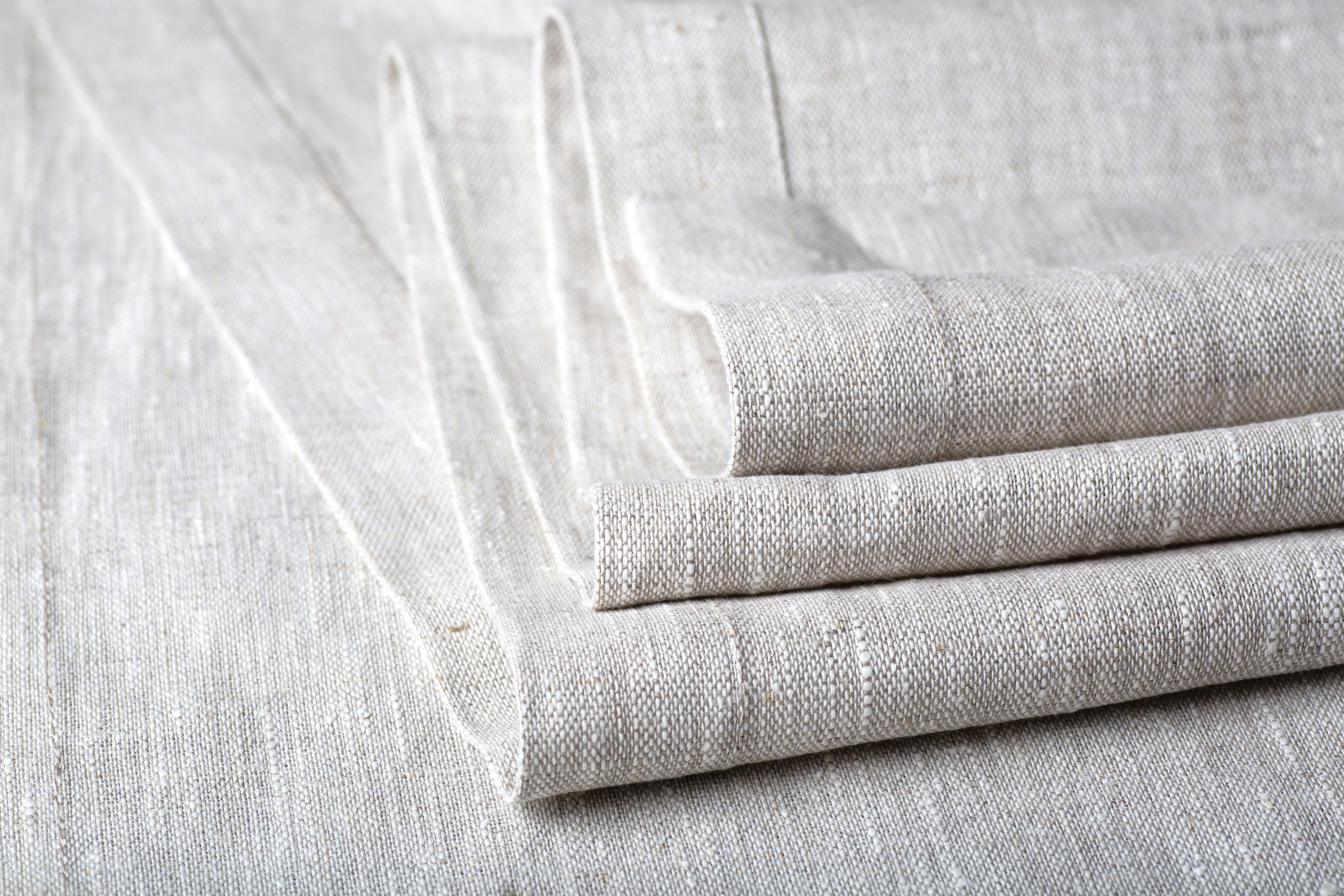 Linen Table Runner Natural Color