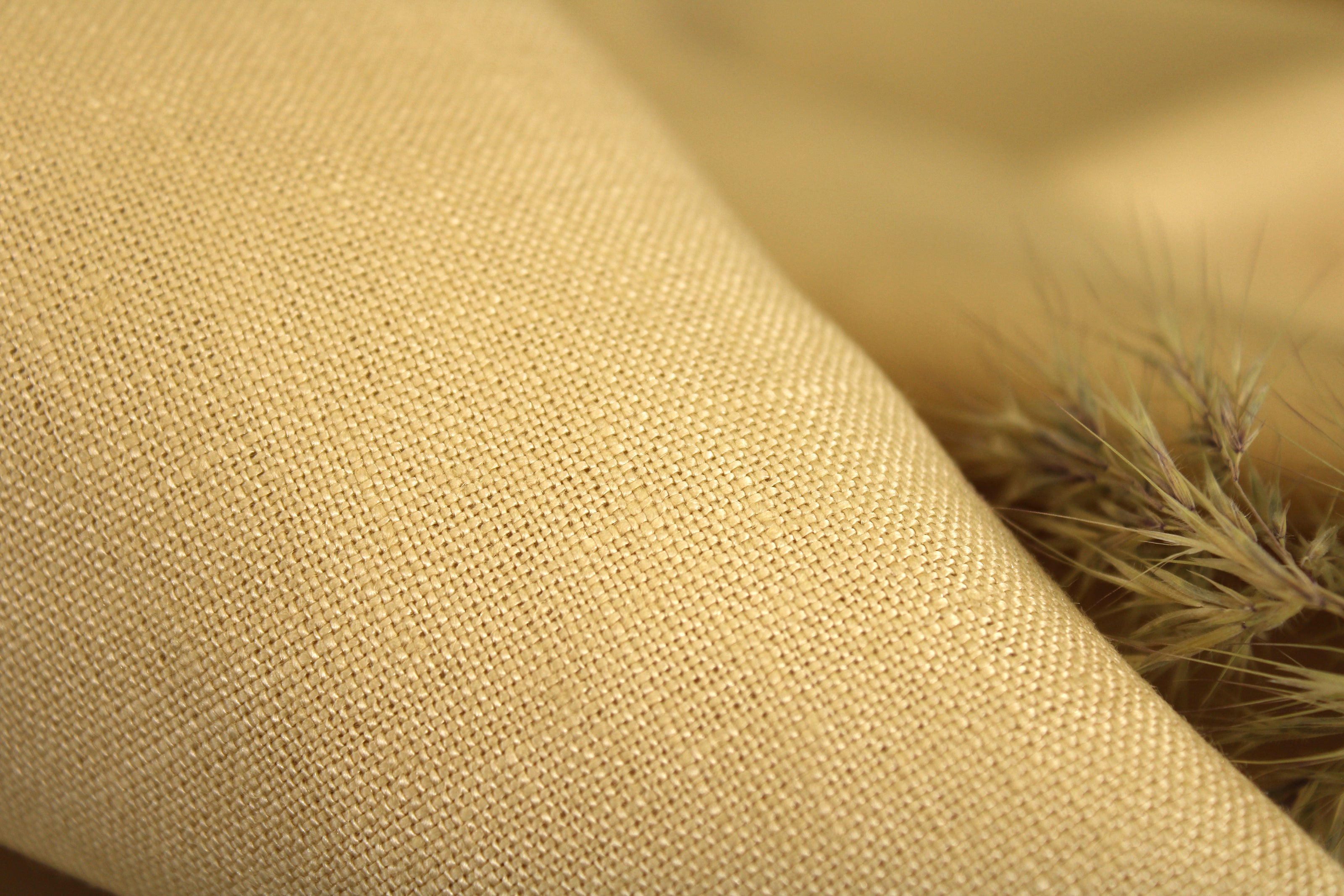 Premium IRISH 100% Linen Fabric by the Yard / Sandcastle Linen Fabric / Buy Linen Online
